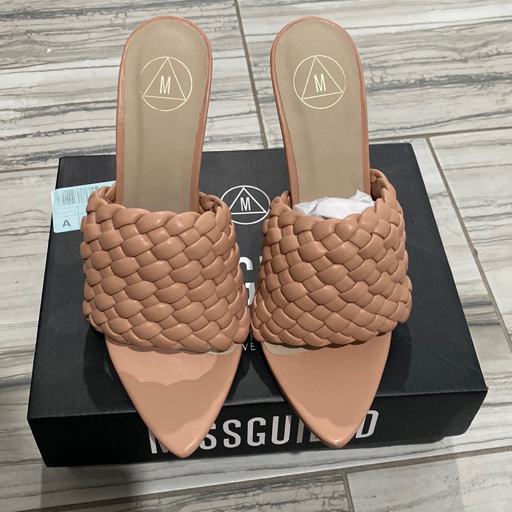 Pink mules